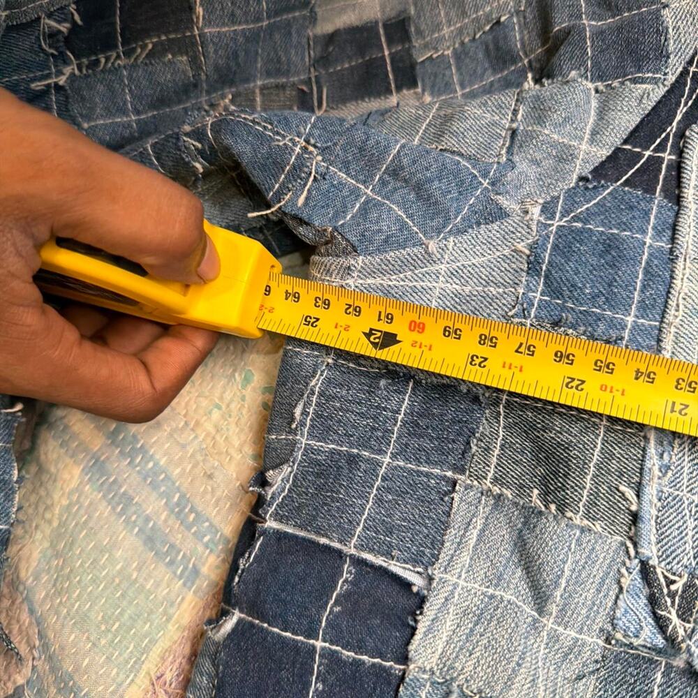 Custom upcycled patchwork chore jacket - Picture 7 of 8